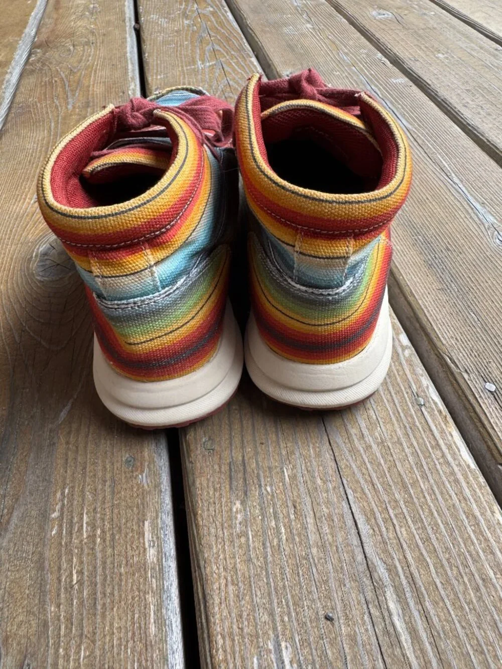 Ariat Santa Fe Spitfire Serape High Top Lace Up Shoes in Women's 7B